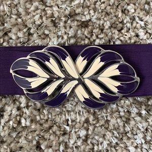 💜 Vintage Elastic statement Belt 💜